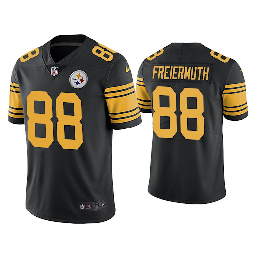 Men's Pittsburgh Steelers #88 Pat Freiermuth Black Vapor Untouchable Limited Stitched Jersey Men's Pittsburgh Steelers #88 Pat Freiermuth Black Vapor Untouchable Limited Stitched Jersey